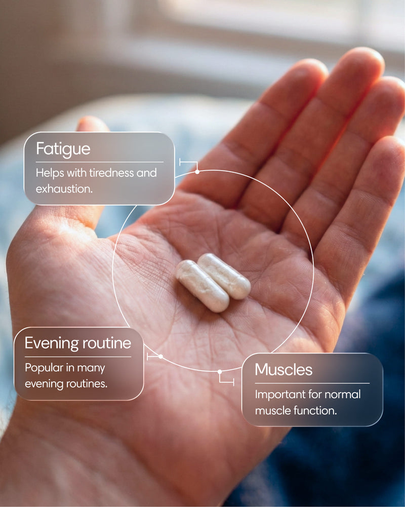 Clearly Magnesium Bisglycinate supplement capsules in a bottle, ideal for daily magnesium support and overall wellness